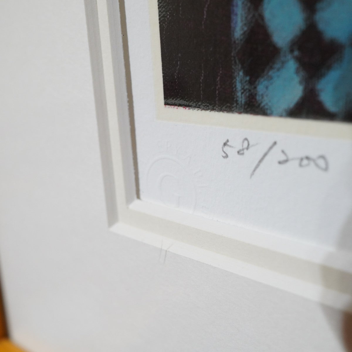 カレン・ホイプティング 「新しい日」キリン ジクレー版画 限定200部 中古