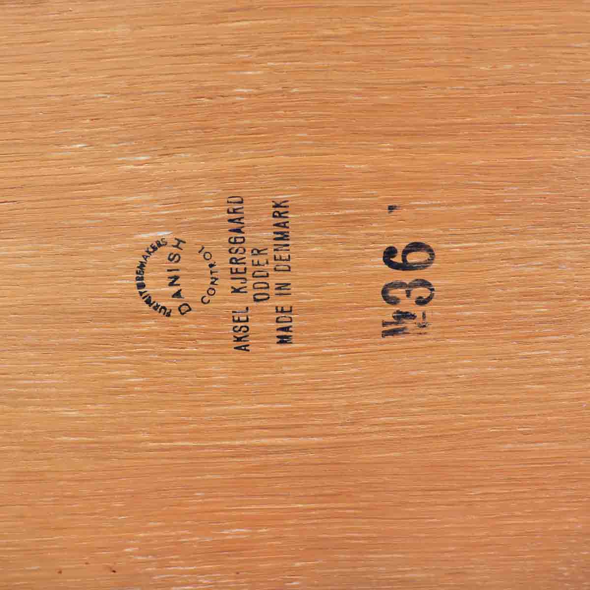 アクセルキアスゴー / Aksel Kjersgaard テーブル オーク  北欧デンマーク  ヴィンテージ