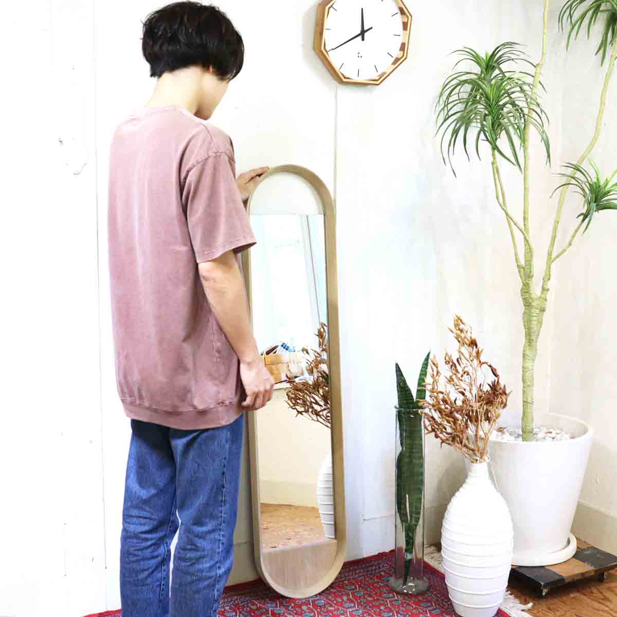 Shintaro Murano This__wall mirror ミラー 壁掛け 村尾 信太郎 中古