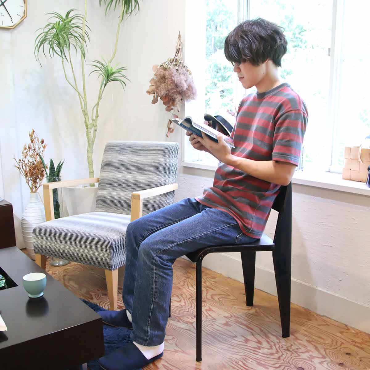 ヴィトラ / Vitra スタンダード / Standard チェア ジャン・プルーヴェ ダークオーク 展示品
