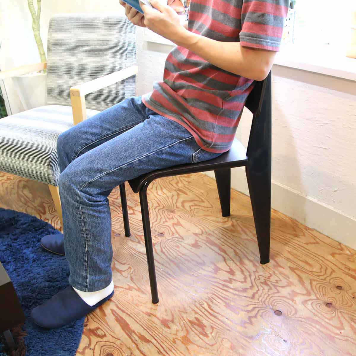ヴィトラ / Vitra スタンダード / Standard チェア ジャン・プルーヴェ ダークオーク 展示品