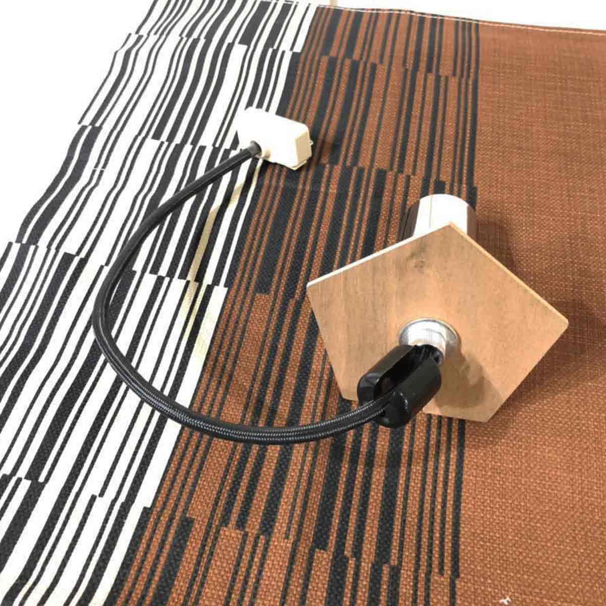 ヘキサゴン ペンダントライト ウッドフレーム 木製天井照明 中古