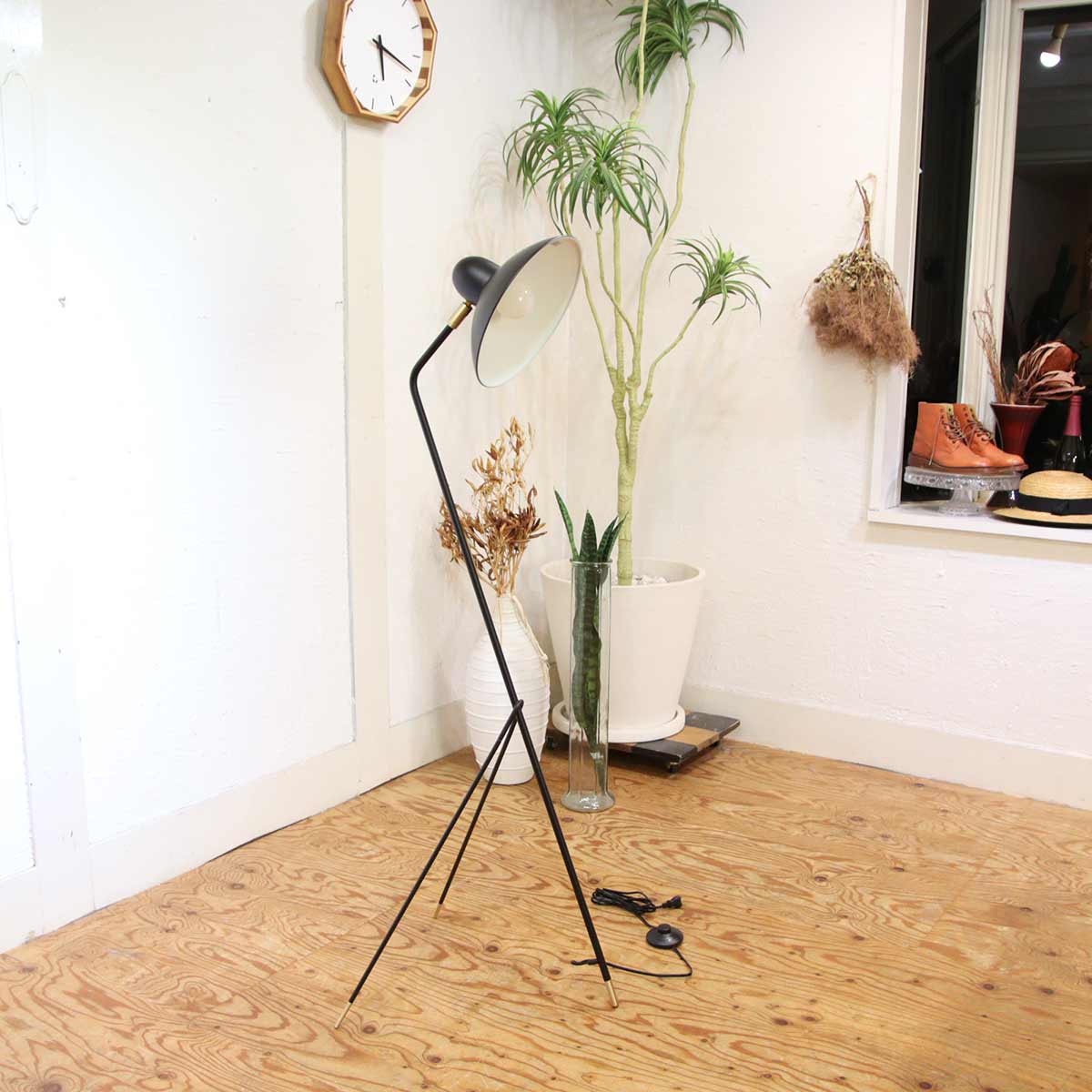 ディクラッセ / DI CLASSE アルル フロアランプ 照明 ブラック 展示品