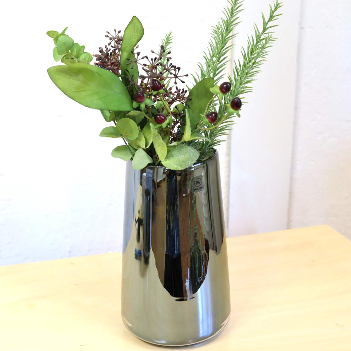 Magnor Glassverk SHINE フラワーベース スモール 花瓶 205㎜ 中古