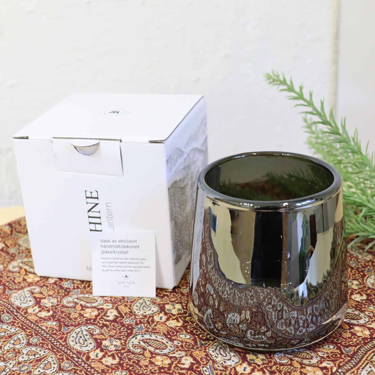 Magnor Glassverk SHINE Lantern ランタン フラワーベース 花器 中古