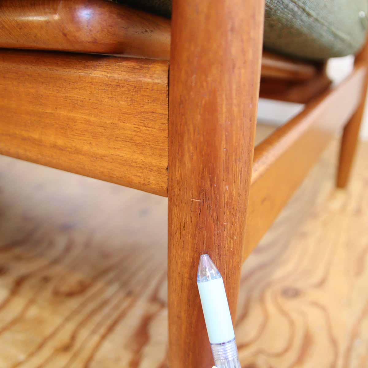 SKIVE MOBELFABRIK  トリプルソファ チーク 3人掛けソファ 北欧 デンマーク ヴィンテージ