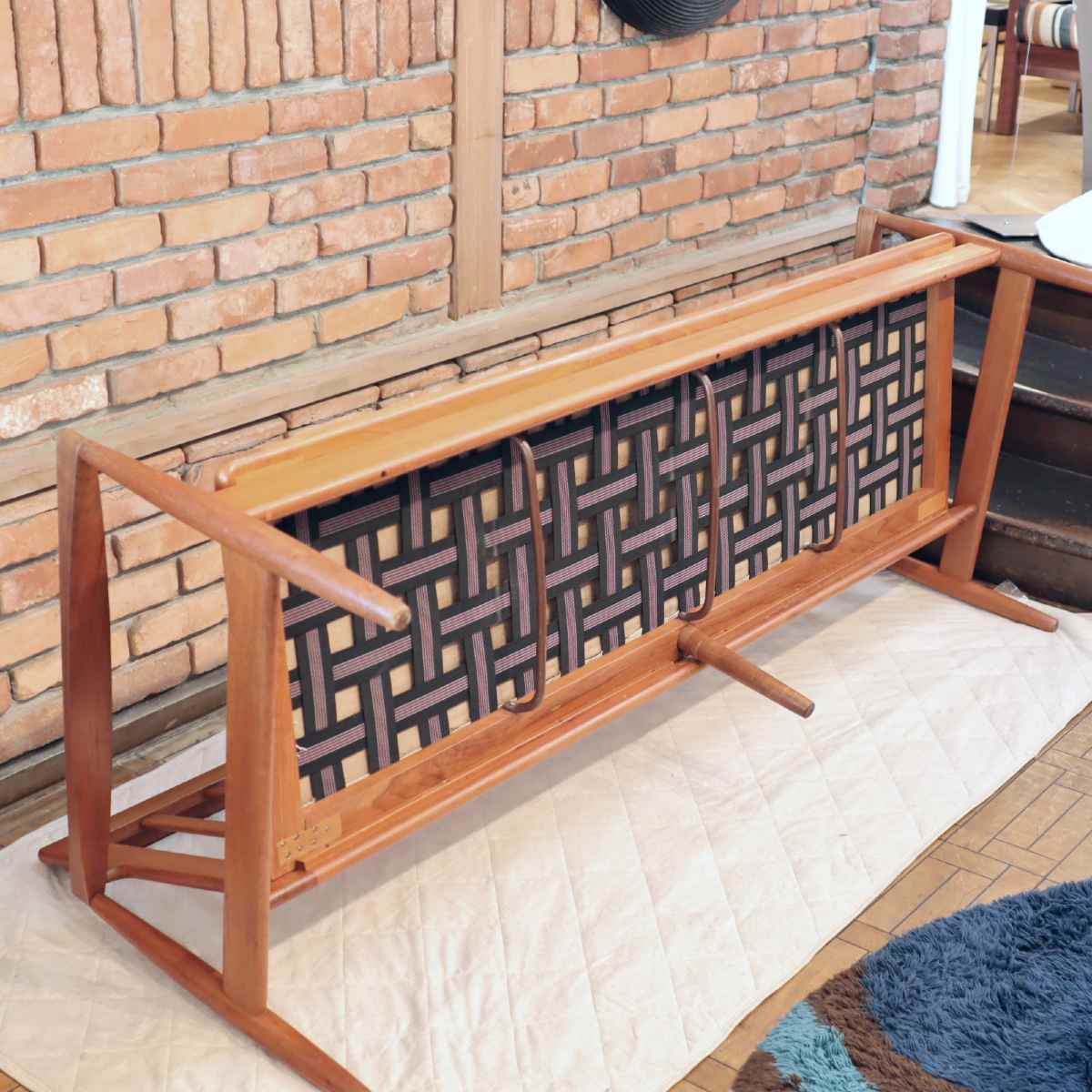 SKIVE MOBELFABRIK  トリプルソファ チーク 3人掛けソファ 北欧 デンマーク ヴィンテージ