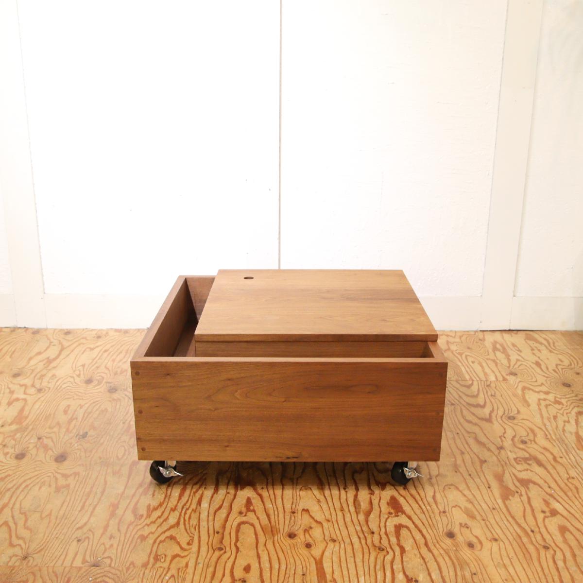 マスターウォール センターテーブル ウォールナット材 ディスプレイ 収納付き  中古