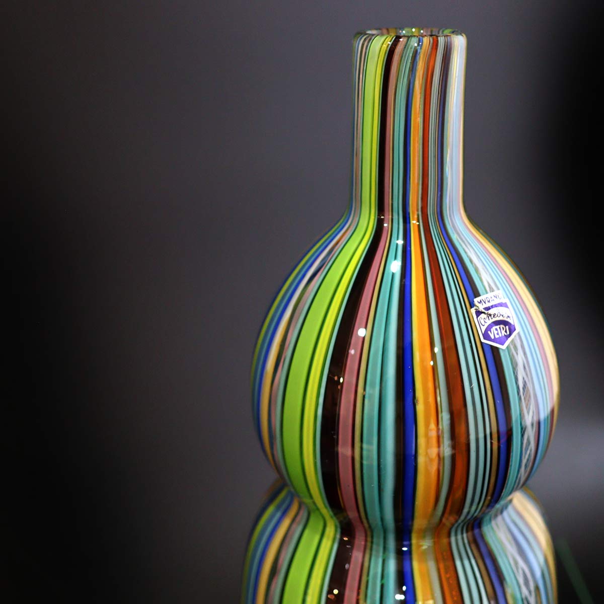 ヴェトリ / VETRI ムラーノガラス フラワーベース ヴィンテージ