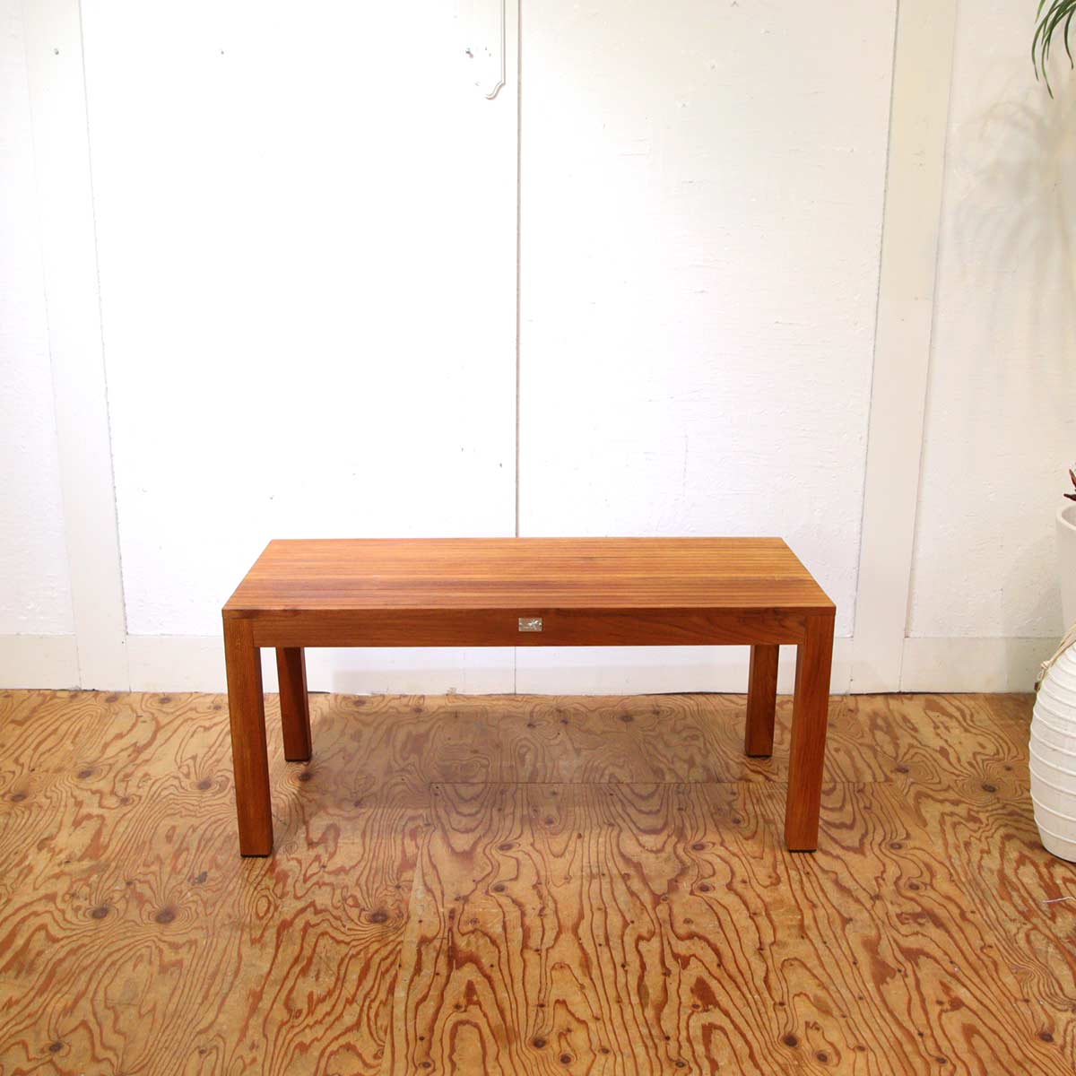 フリーライン / FREE LINE ベンチ テーブル リビングテーブル ローテーブル チーク 展示品