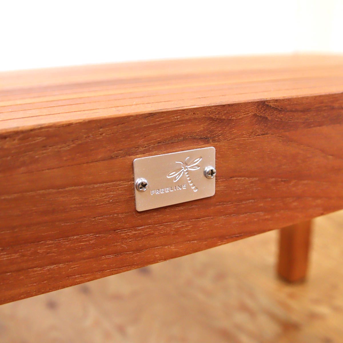 フリーライン / FREE LINE ベンチ テーブル リビングテーブル ローテーブル チーク 展示品