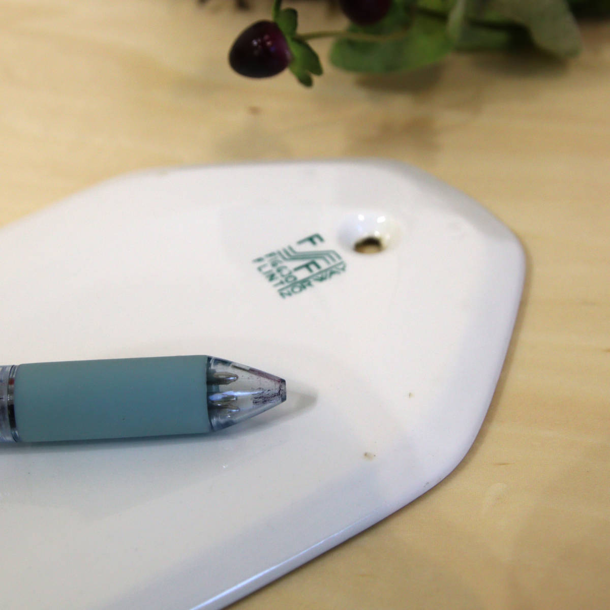 フィッギオ / Figgio 陶器のチーズボード お花柄 ヴィンテージ