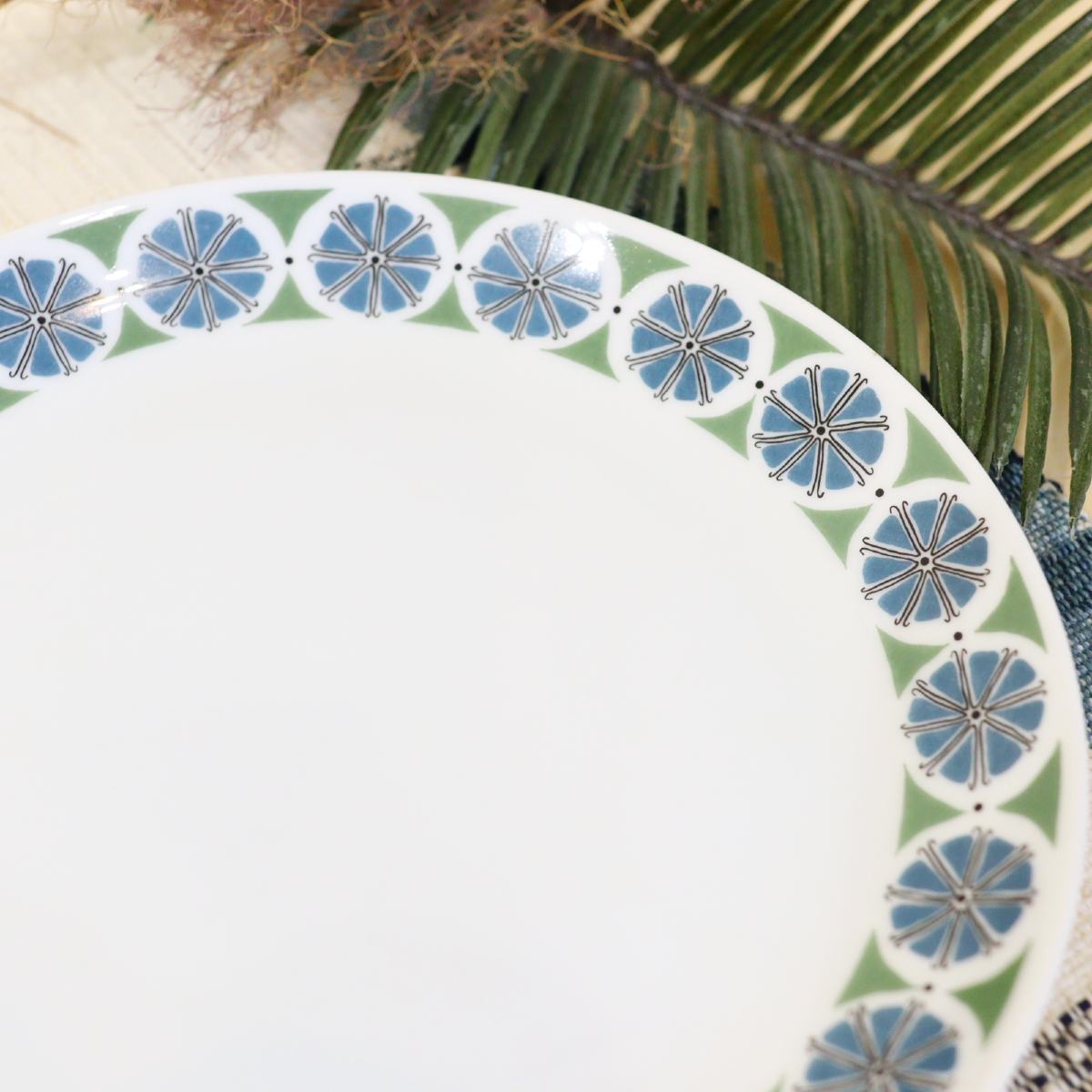 ウプサラエクヴィ / Upsala Ekeby プレート 丸皿 Φ18【1】 KARLSKRONA ヴィンテージ