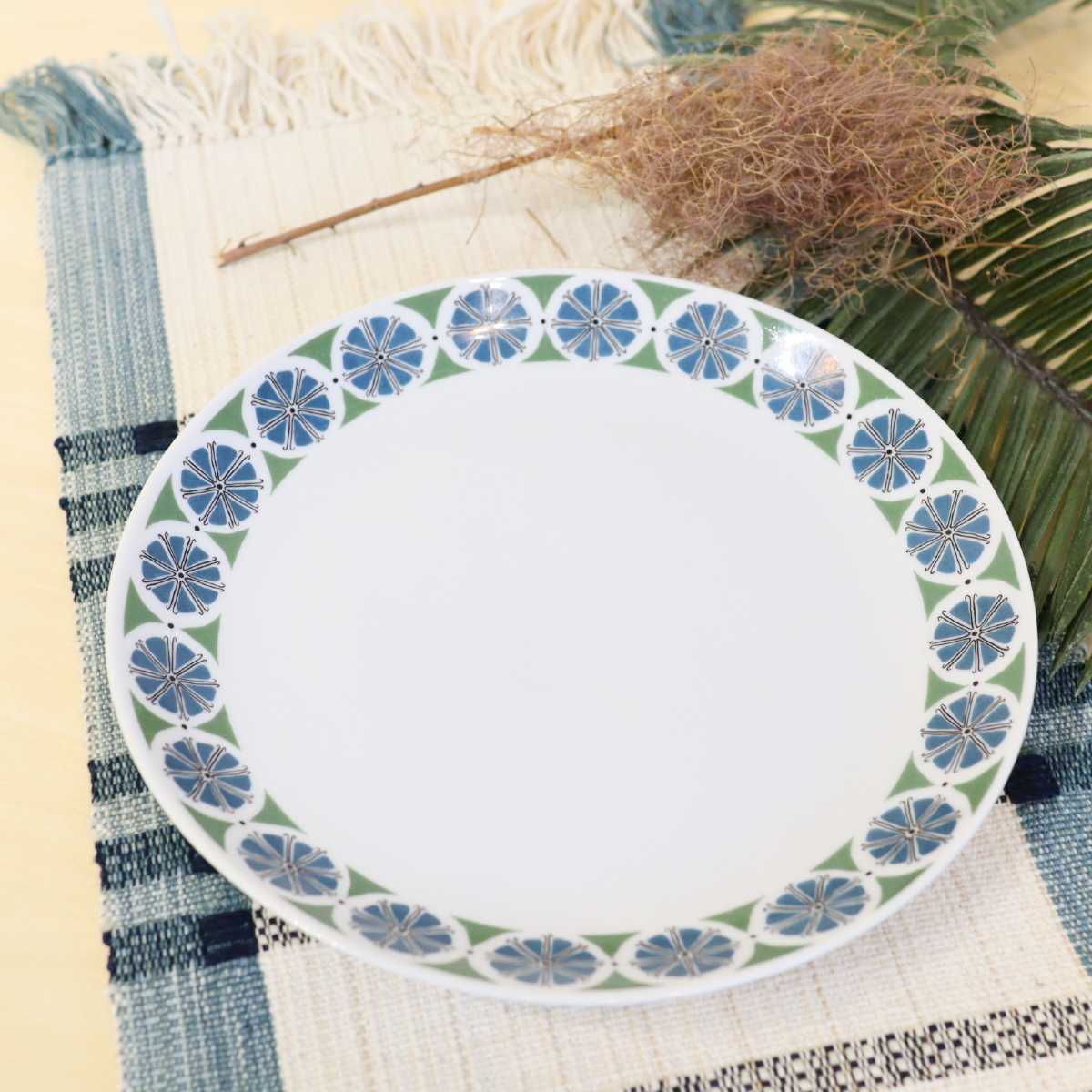 ウプサラエクヴィ / Upsala Ekeby プレート 皿 Φ18【2】 カールスクローナ ヴィンテージ