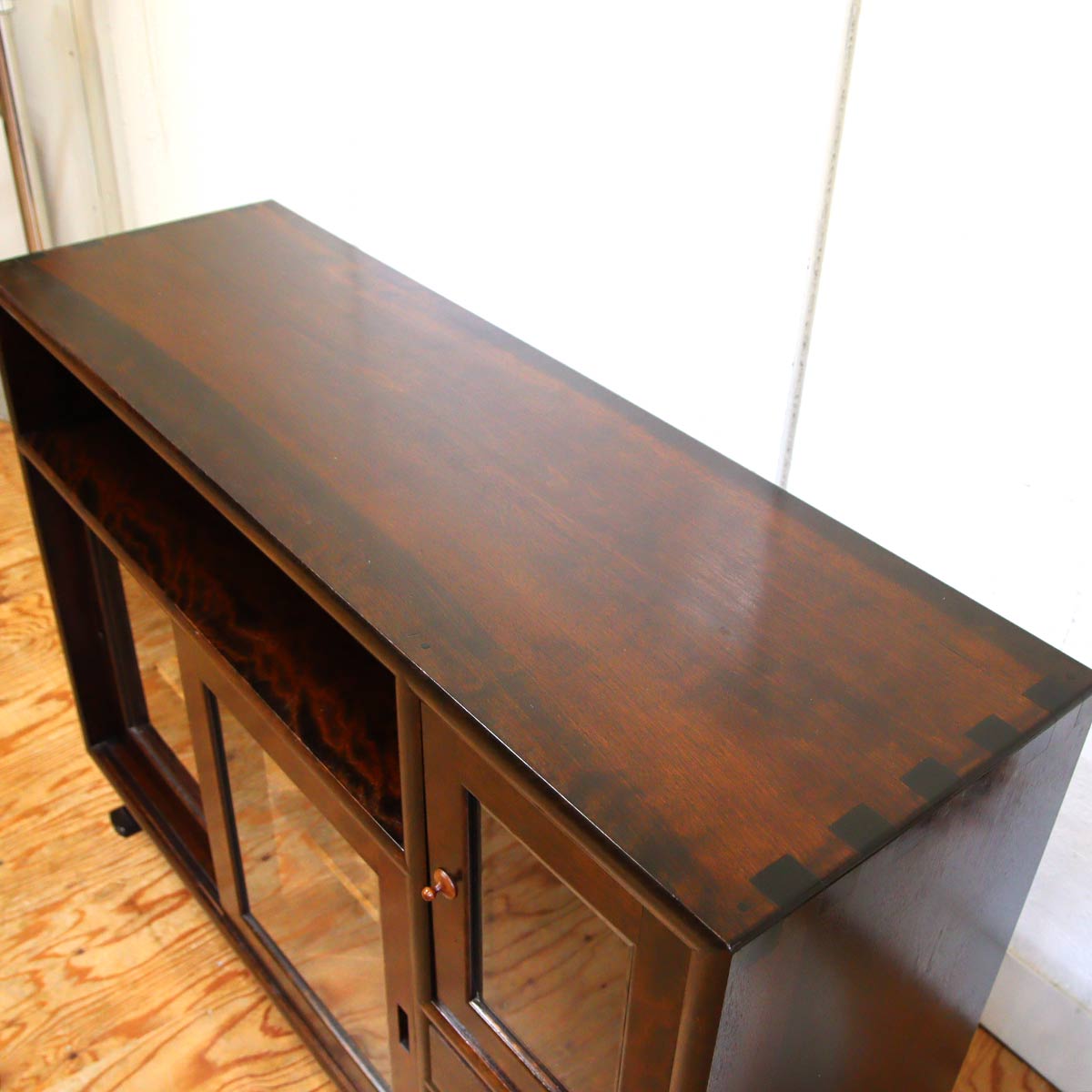 松本民芸家具 #90型 茶タンス サイドボード ミニ飾り棚 本棚 中古