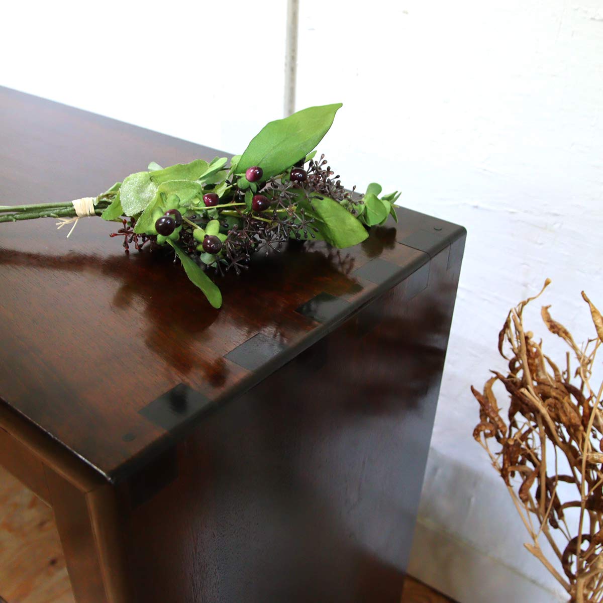 松本民芸家具 #90型 茶タンス サイドボード ミニ飾り棚 本棚 中古