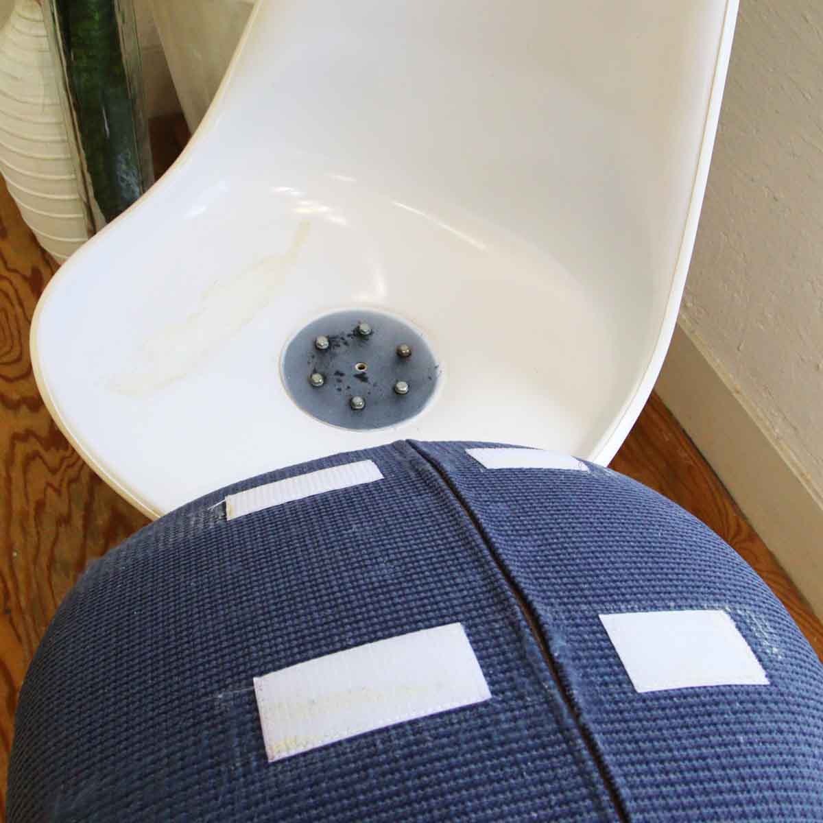 ノール / Knoll チューリップチェア ブルー ダイニングチェア エーロサーリネン 【3】 ヴィンテージ 中古