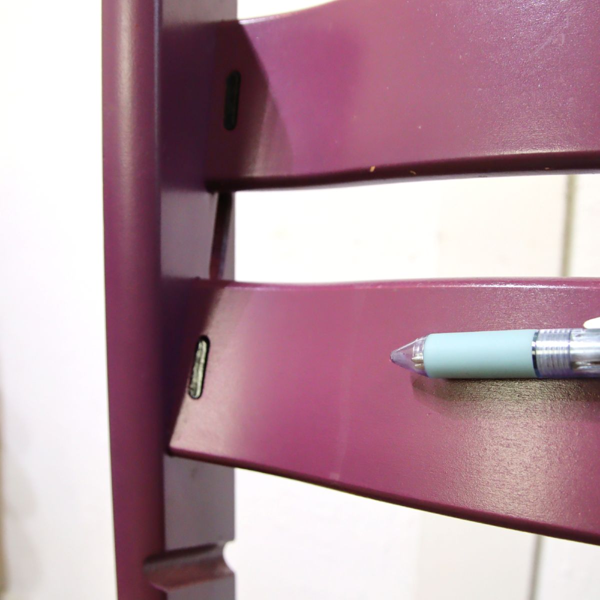 ストッケ / Stokke トリップトラップ / TRIPP TRAPP 北欧 子供用椅子 パープル 【1】 中古