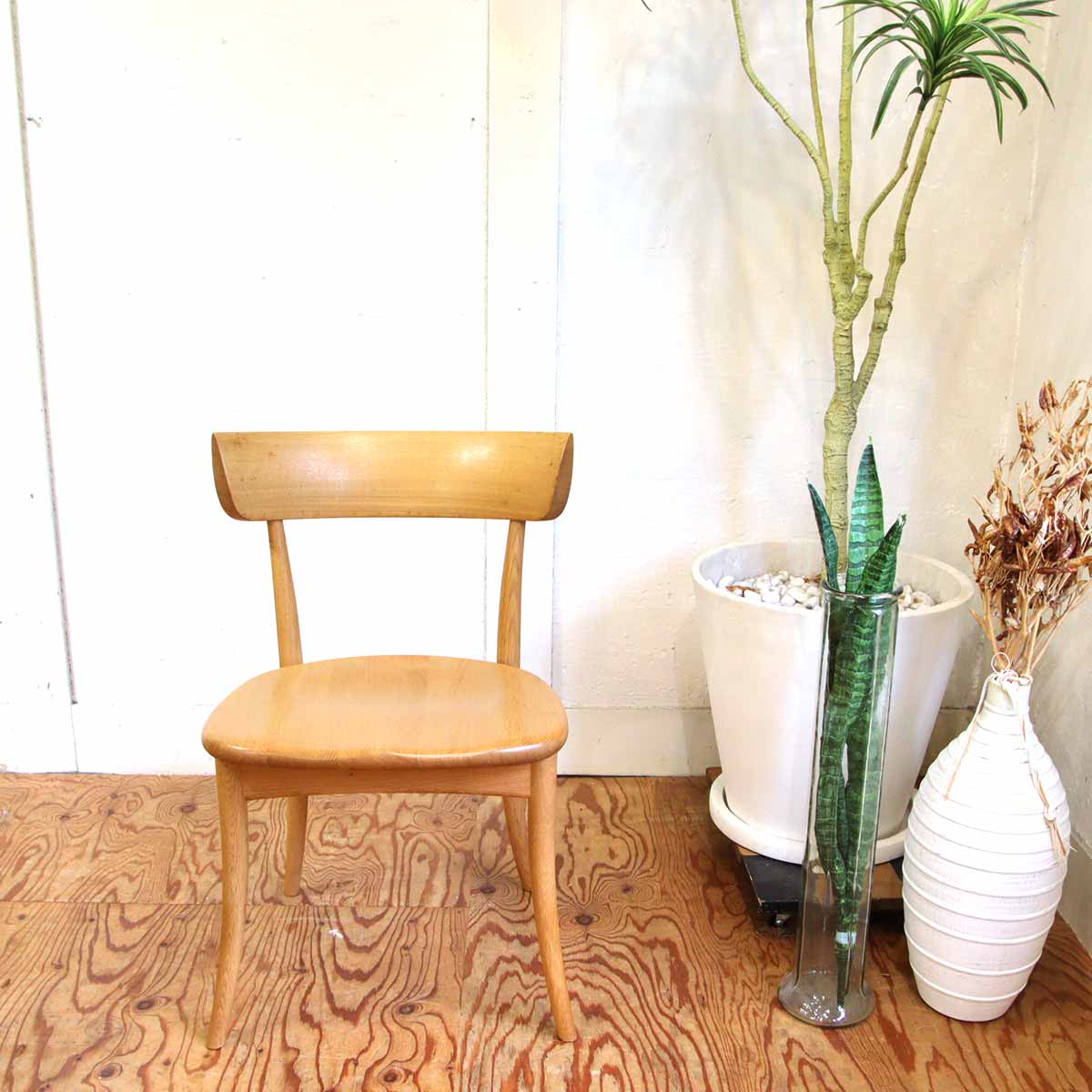飛騨産業 / HIDA クレセント 佐々木敏光 ダイニングチェア 【1】 中古 