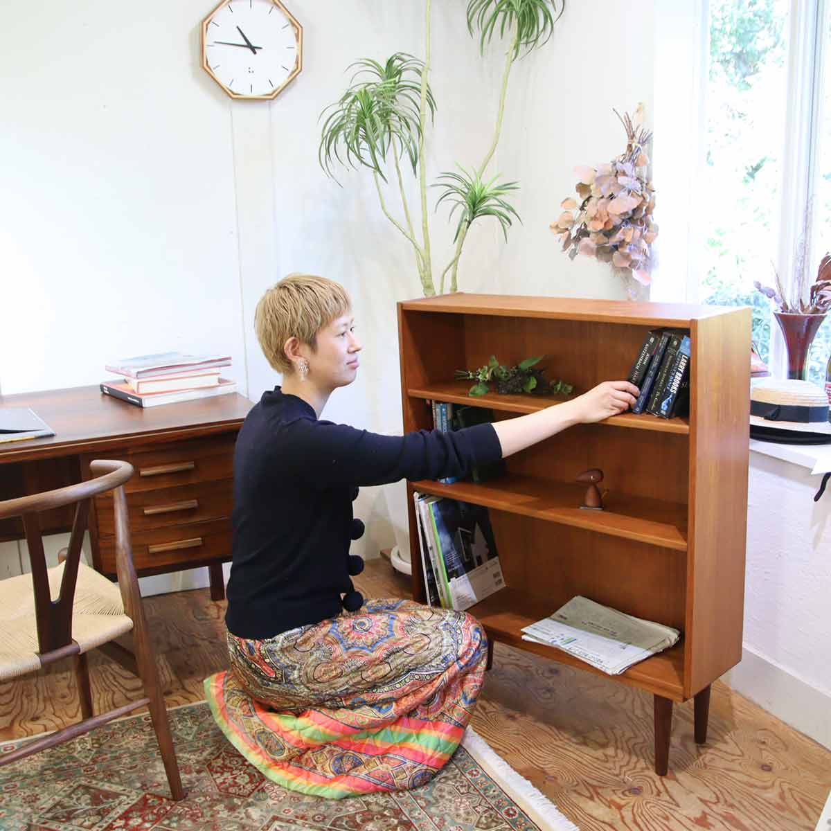 オープンシェルフ 北欧 デンマーク製 チーク 【2】 ヴィンテージ