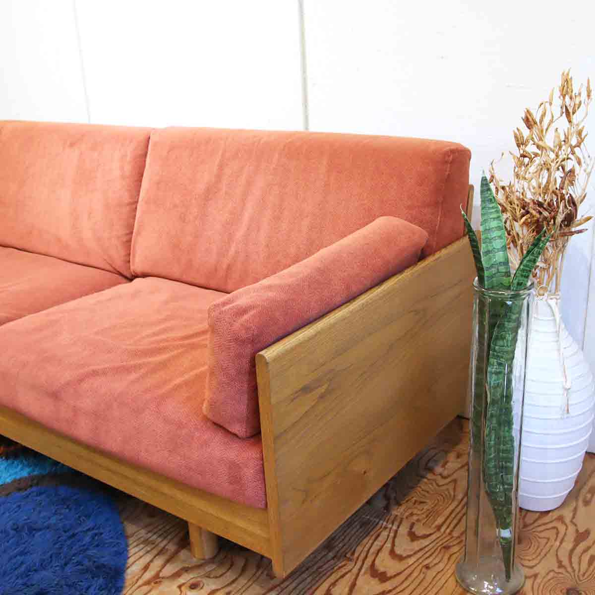 吉桂 source サラ / SALA Sofa 182 ソファ 3人掛け オーク 中古