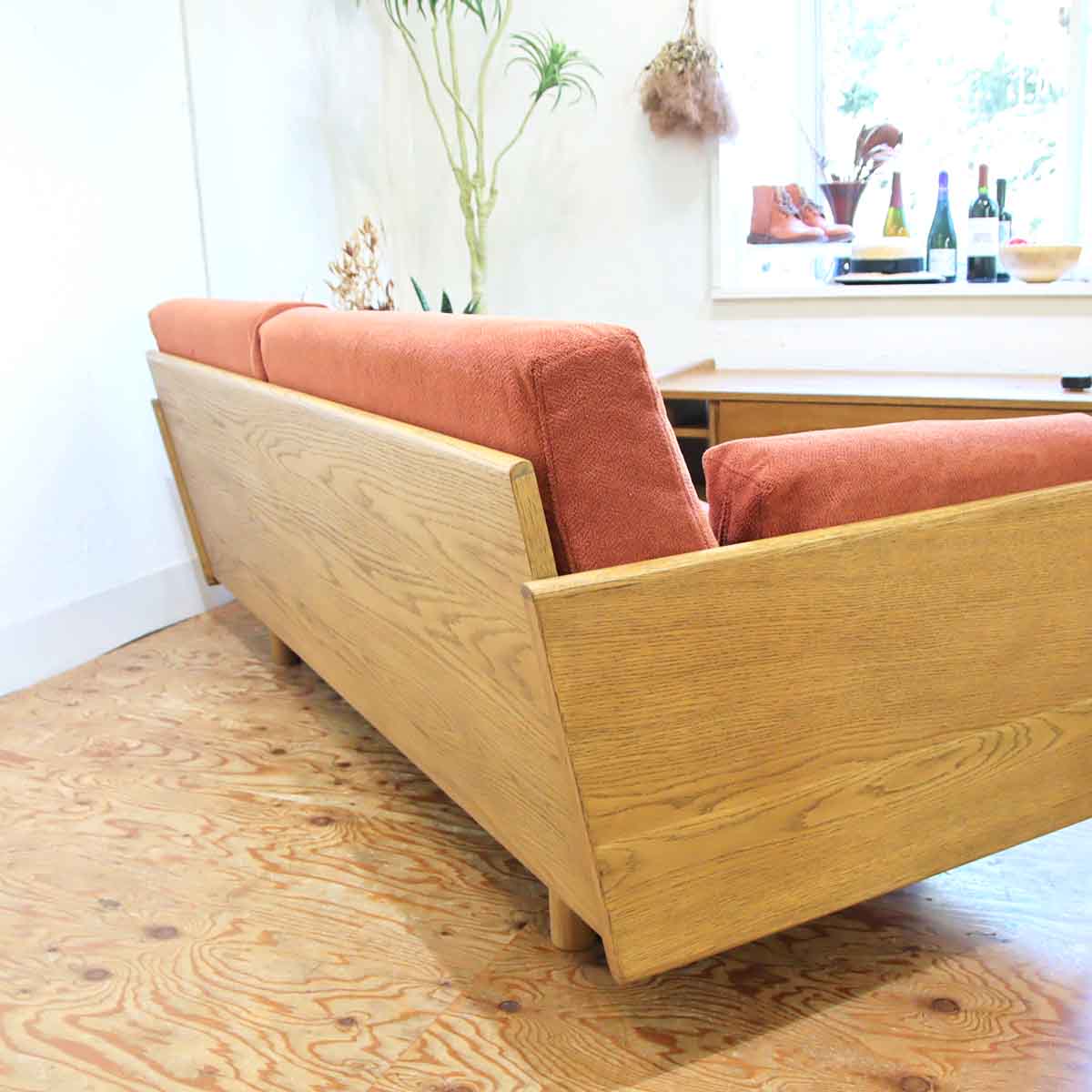 吉桂 source サラ / SALA Sofa 182 ソファ 3人掛け オーク 中古