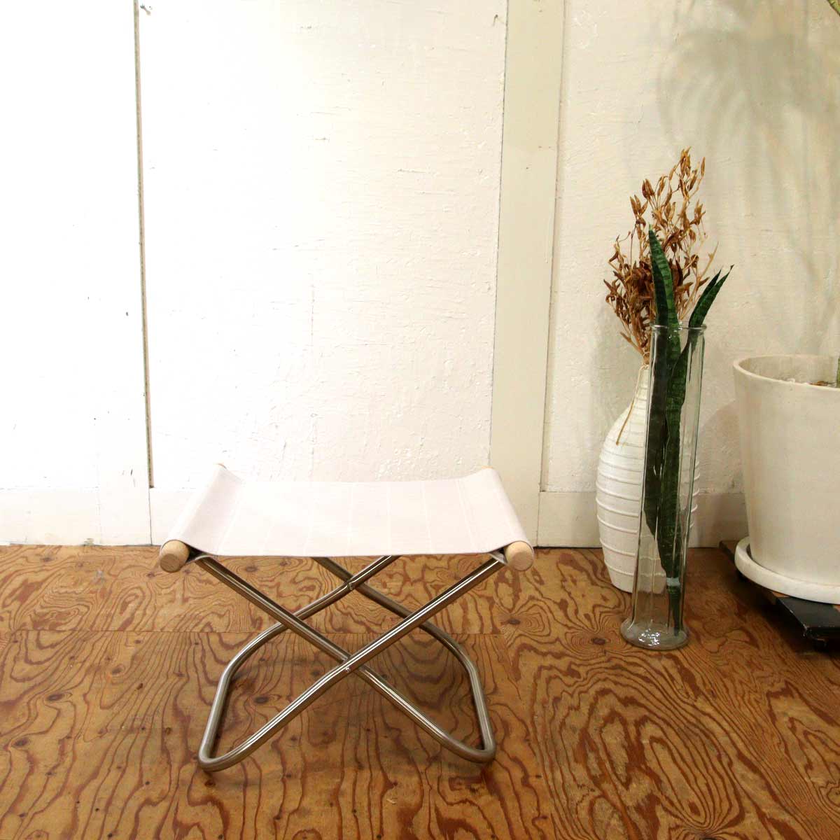 ニーチェアエックス / Nychair X シキリ オットマン ライトグレー  中古