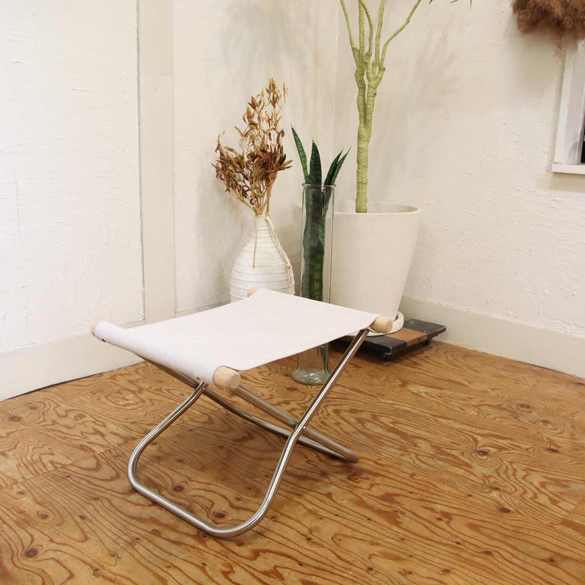 ニーチェアエックス / Nychair X シキリ オットマン ライトグレー  中古