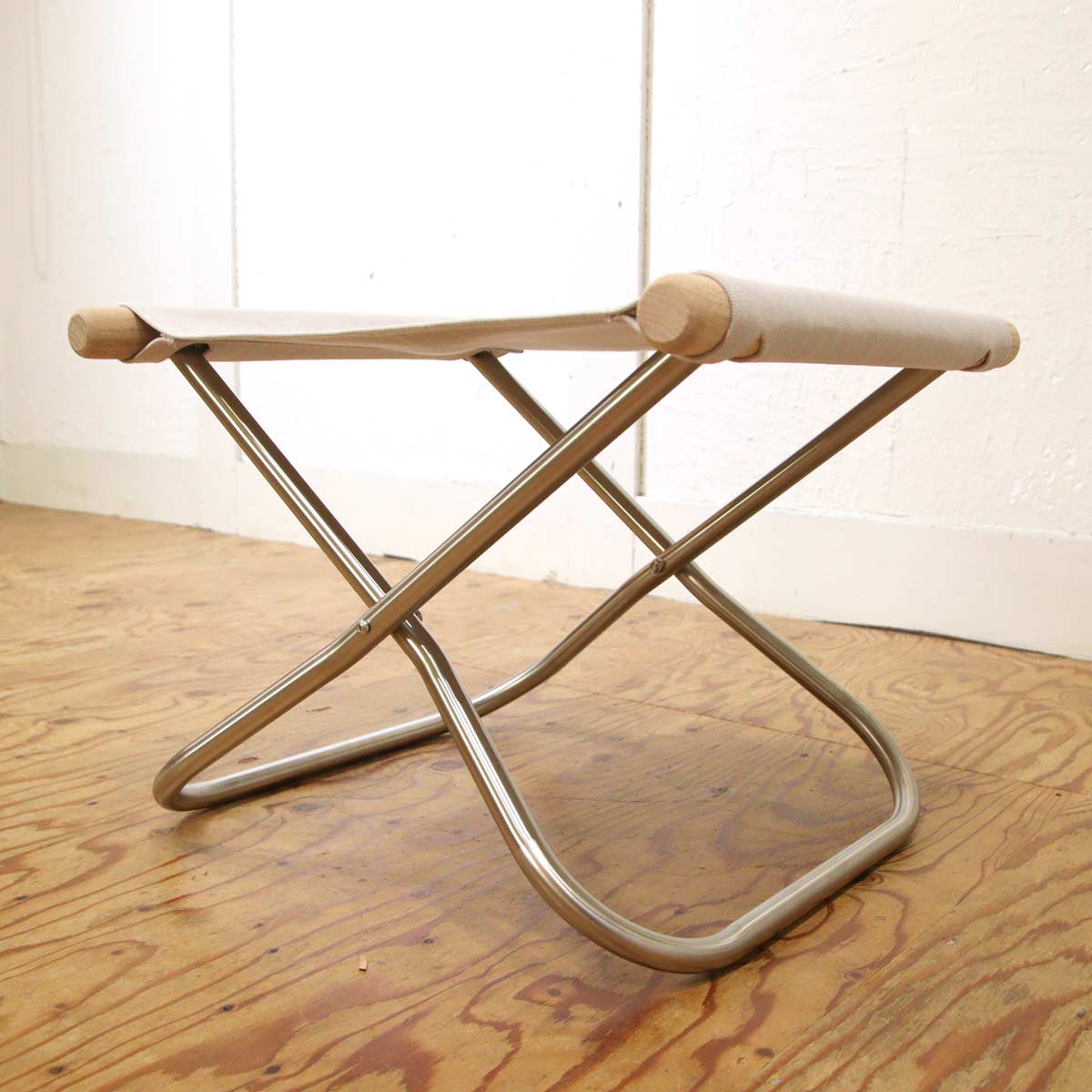 ニーチェアエックス / Nychair X シキリ オットマン ライトグレー  中古