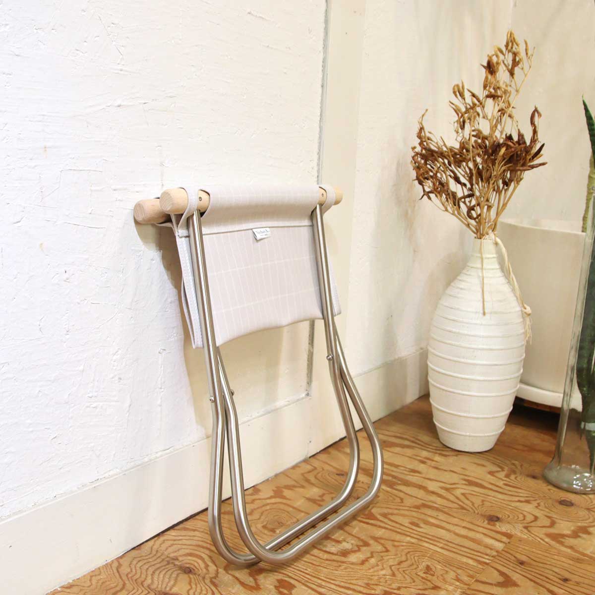 ニーチェアエックス / Nychair X シキリ オットマン ライトグレー  中古