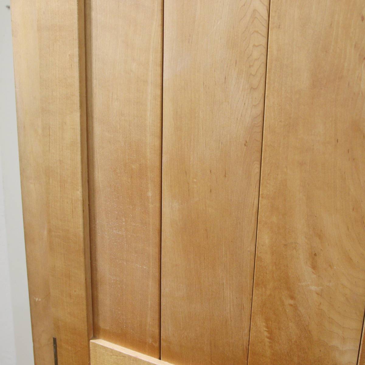 北の住まい設計社 ワードローブ クローゼット 衣類収納 メープル無垢材 中古