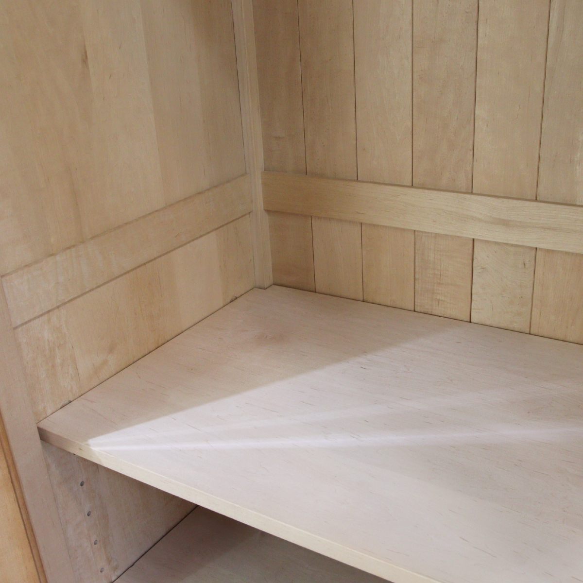 北の住まい設計社 ワードローブ クローゼット 衣類収納 メープル無垢材 中古