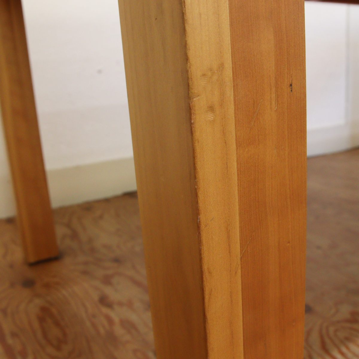 チェリー無垢材 ダイニングテーブル 幅200㎝ 中古