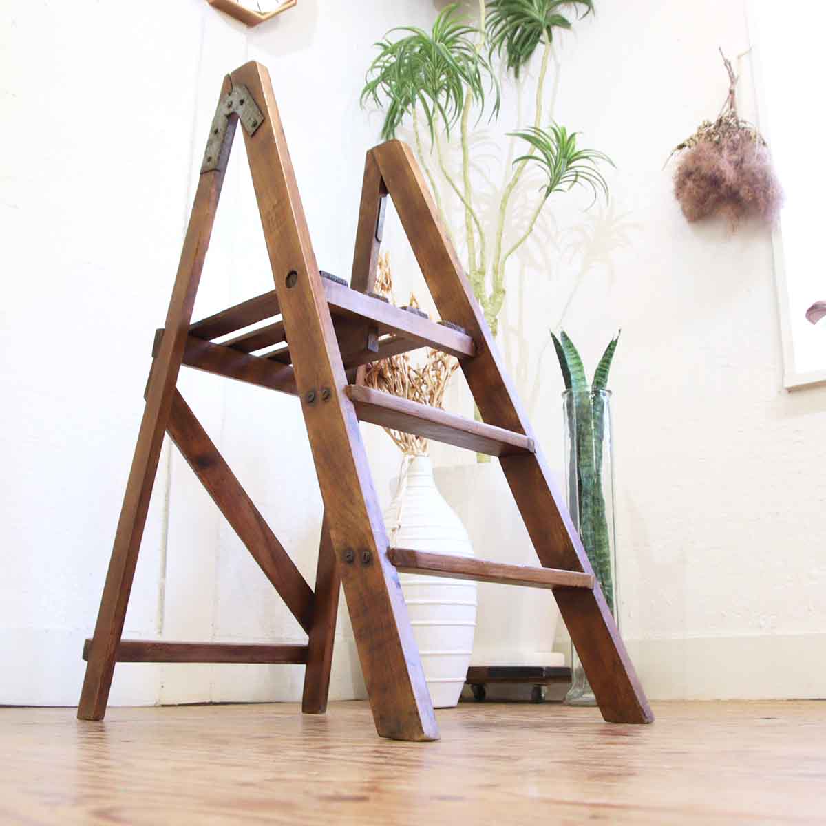 ラダーラック ラダーシェルフ 英国 アンティーク