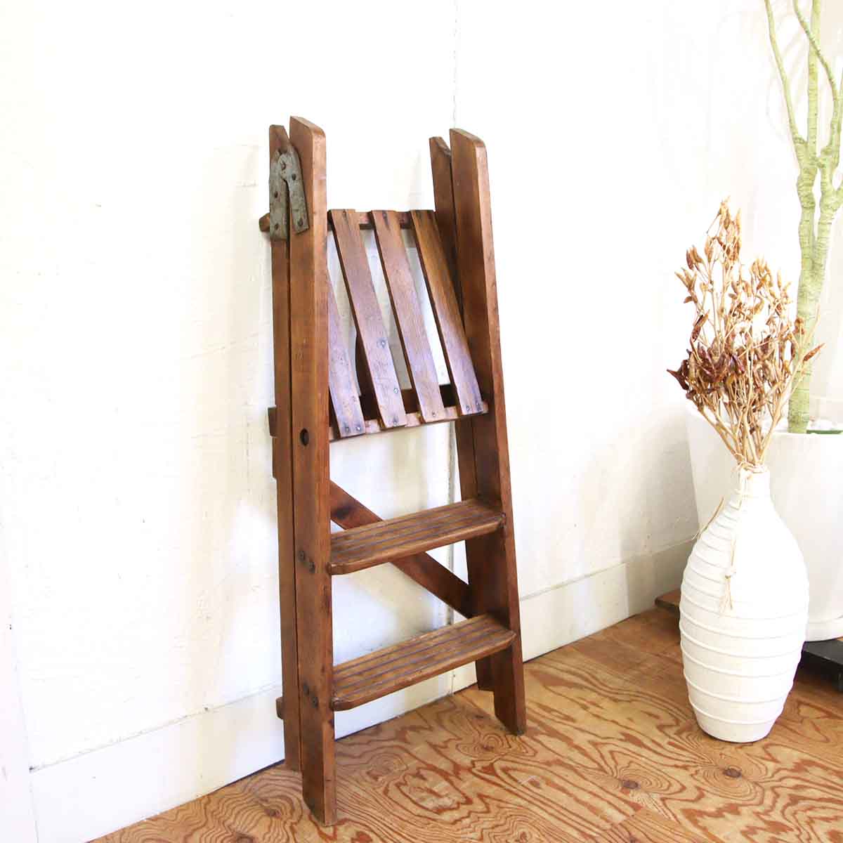 ラダーラック ラダーシェルフ 英国 アンティーク