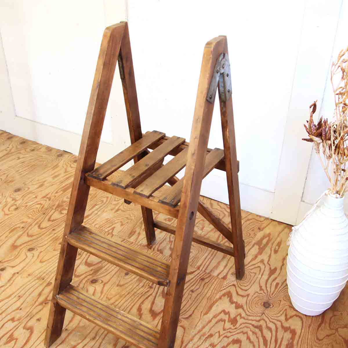 ラダーラック ラダーシェルフ 英国 アンティーク