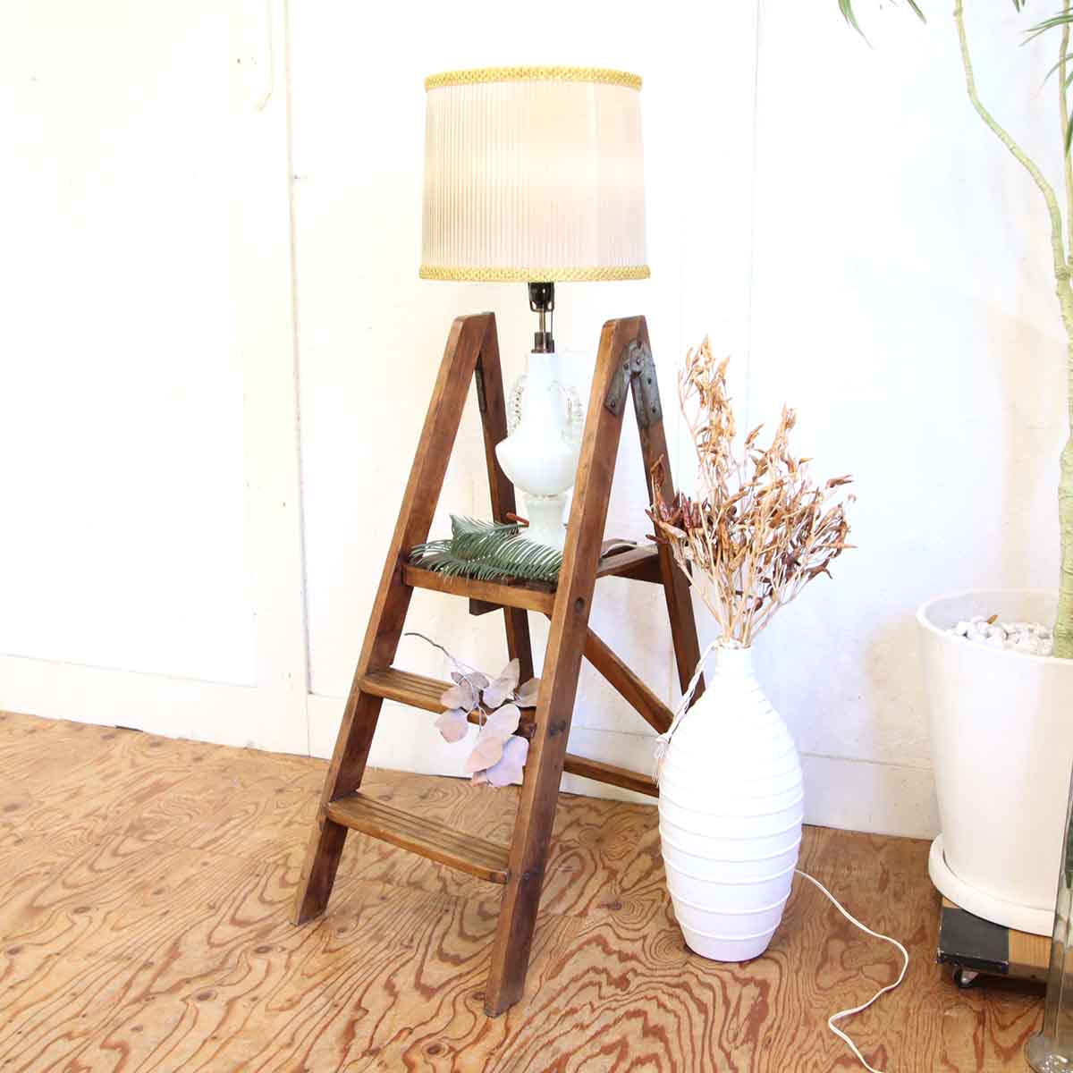 ラダーラック ラダーシェルフ 英国 アンティーク