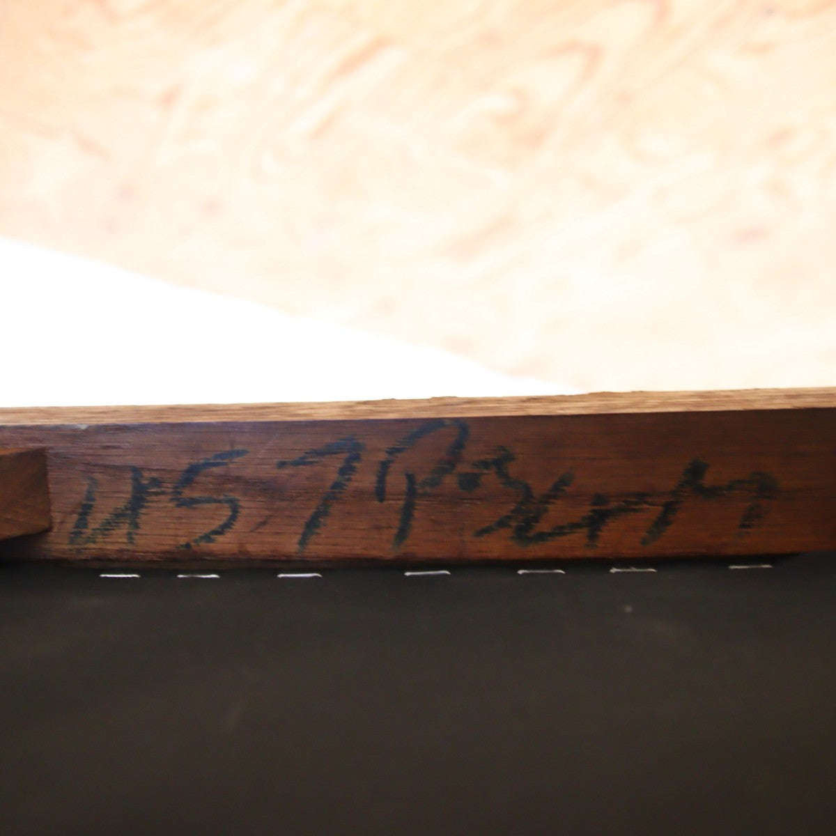 英国アンティーク ダイニングチェア 木製チェア オーク材 座面張替え済【1】座面ブラック