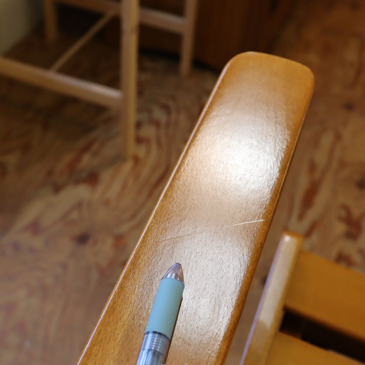 フォールディングチェア 【1】アウトドア 折りたたみチェア リクライニング ビーチ材 中古