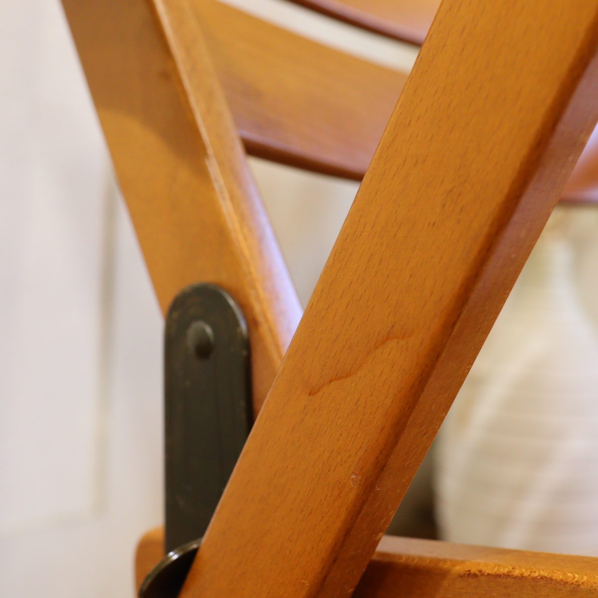 フォールディングチェア 【2】アウトドア 折りたたみチェア リクライニング ビーチ材 中古