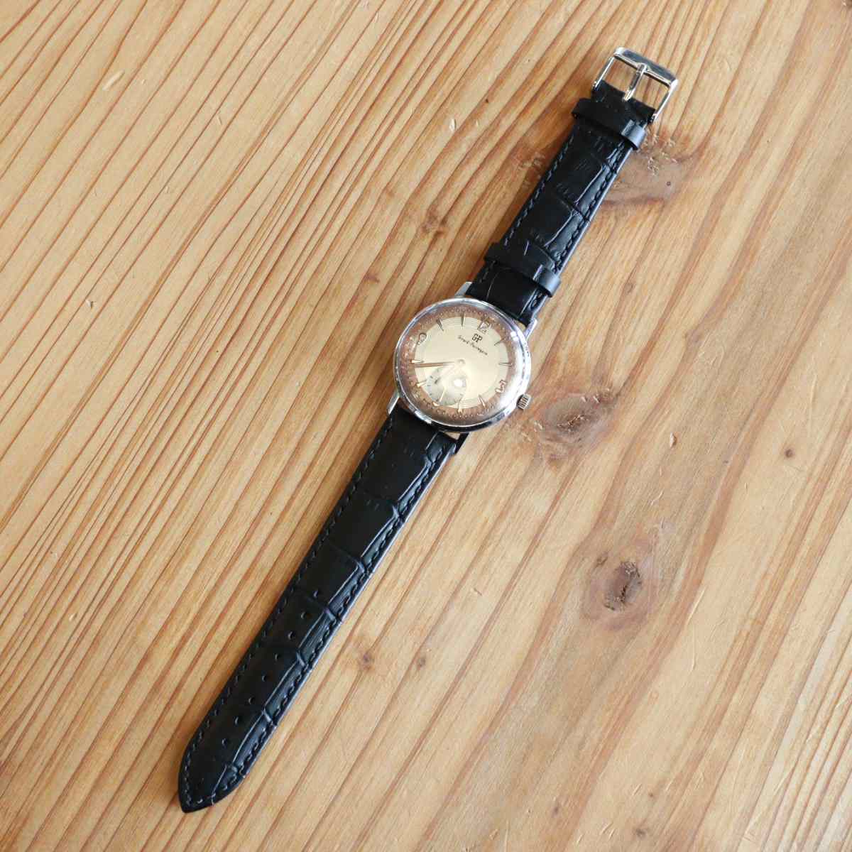 ジラールペルゴ / GIRARD-PERREGAUX スモールセコンド【33】メンズ レディース アンティーク腕時計 中古