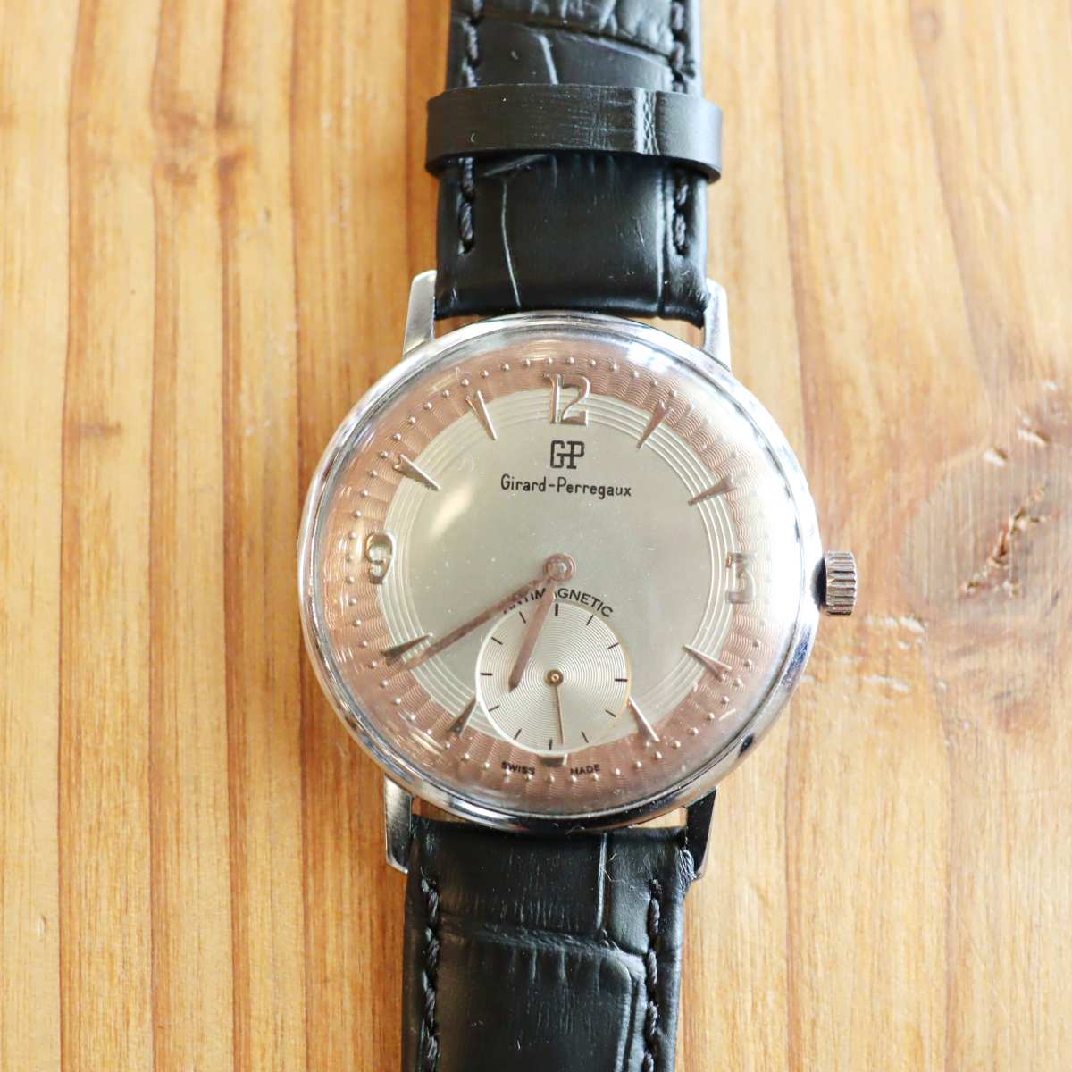 ジラールペルゴ / GIRARD-PERREGAUX スモールセコンド【33】メンズ レディース アンティーク腕時計 中古