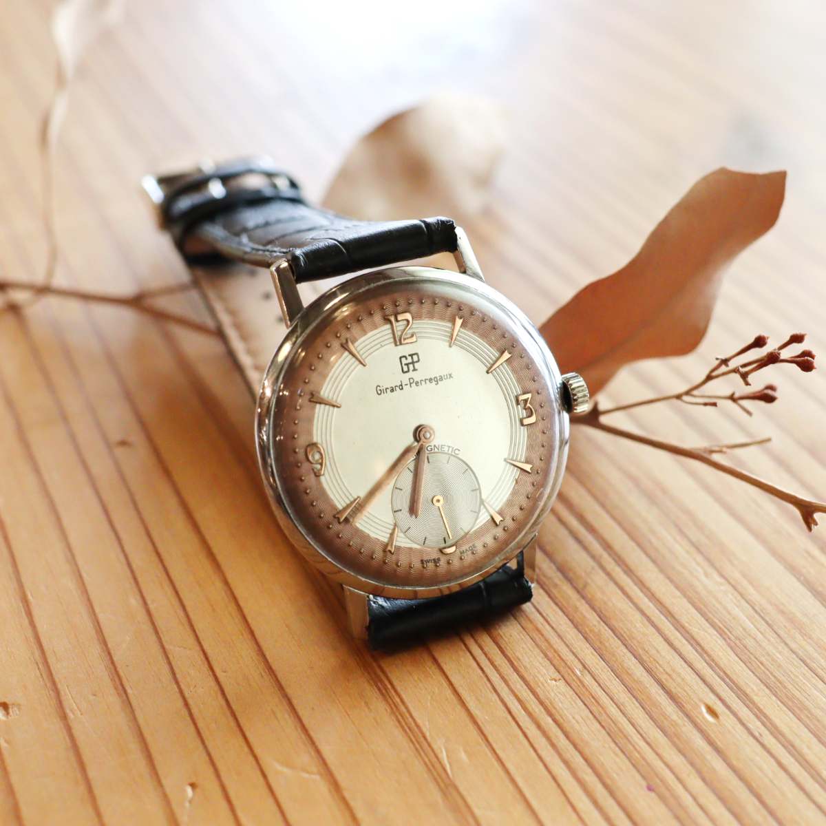 ジラールペルゴ / GIRARD-PERREGAUX スモールセコンド【33】メンズ 