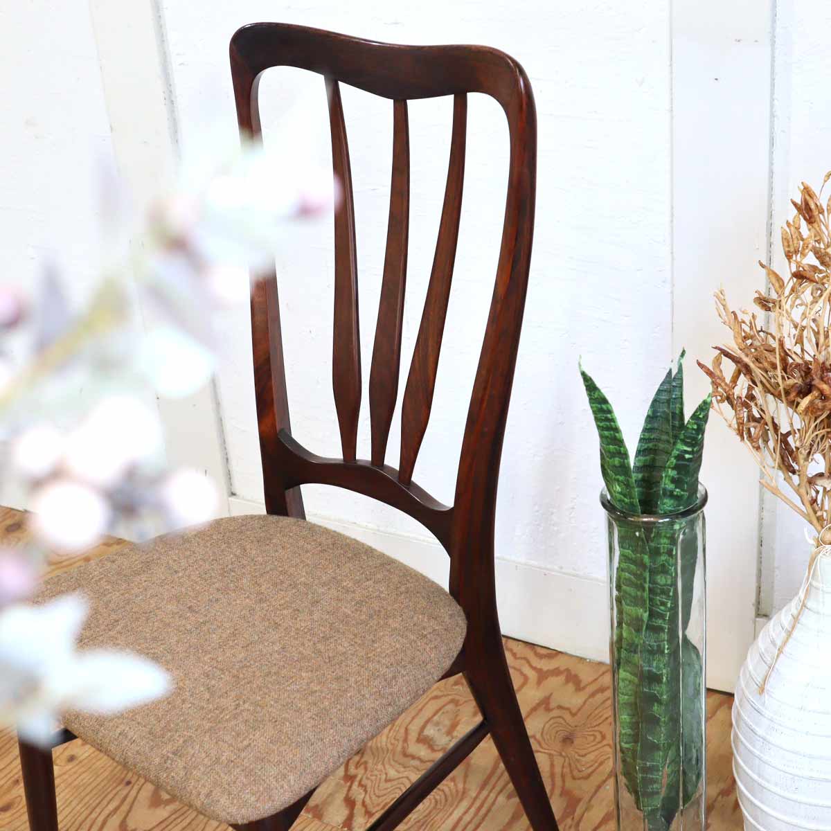 コフォード・ホーンスレット / Koefoed Hornslet イングリッド チェア ローズウッド 【3】 ヴィンテージ