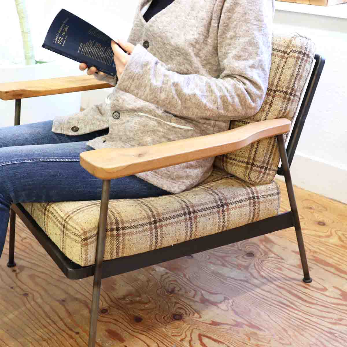 トラックファニチャー/TRUCK FURNITURE HRソファ 1シーター 1人掛けソファ アームチェア中古