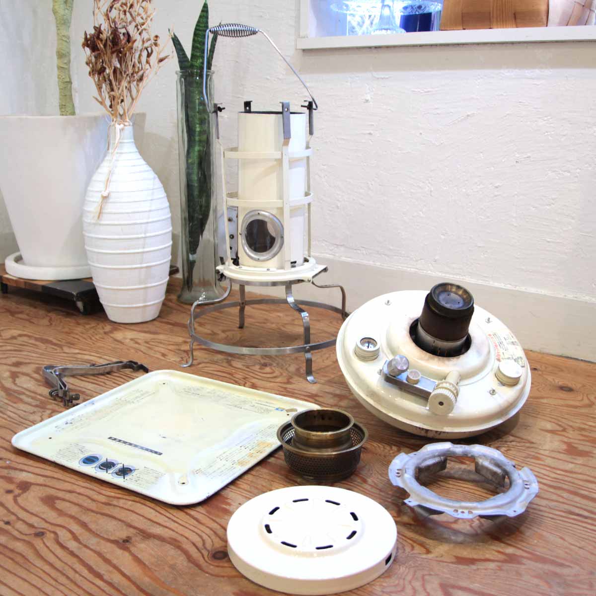 アラジン / Aladdin ブルーフレームヒーター 石油ストーブ 38型 ホワイト ヴィンテージ