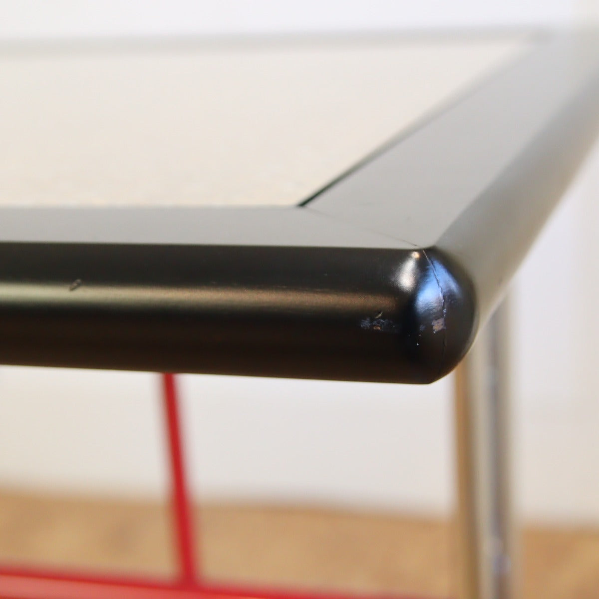 籐張り ガラステーブル ポストモダンなカフェテーブル ラタン 中古