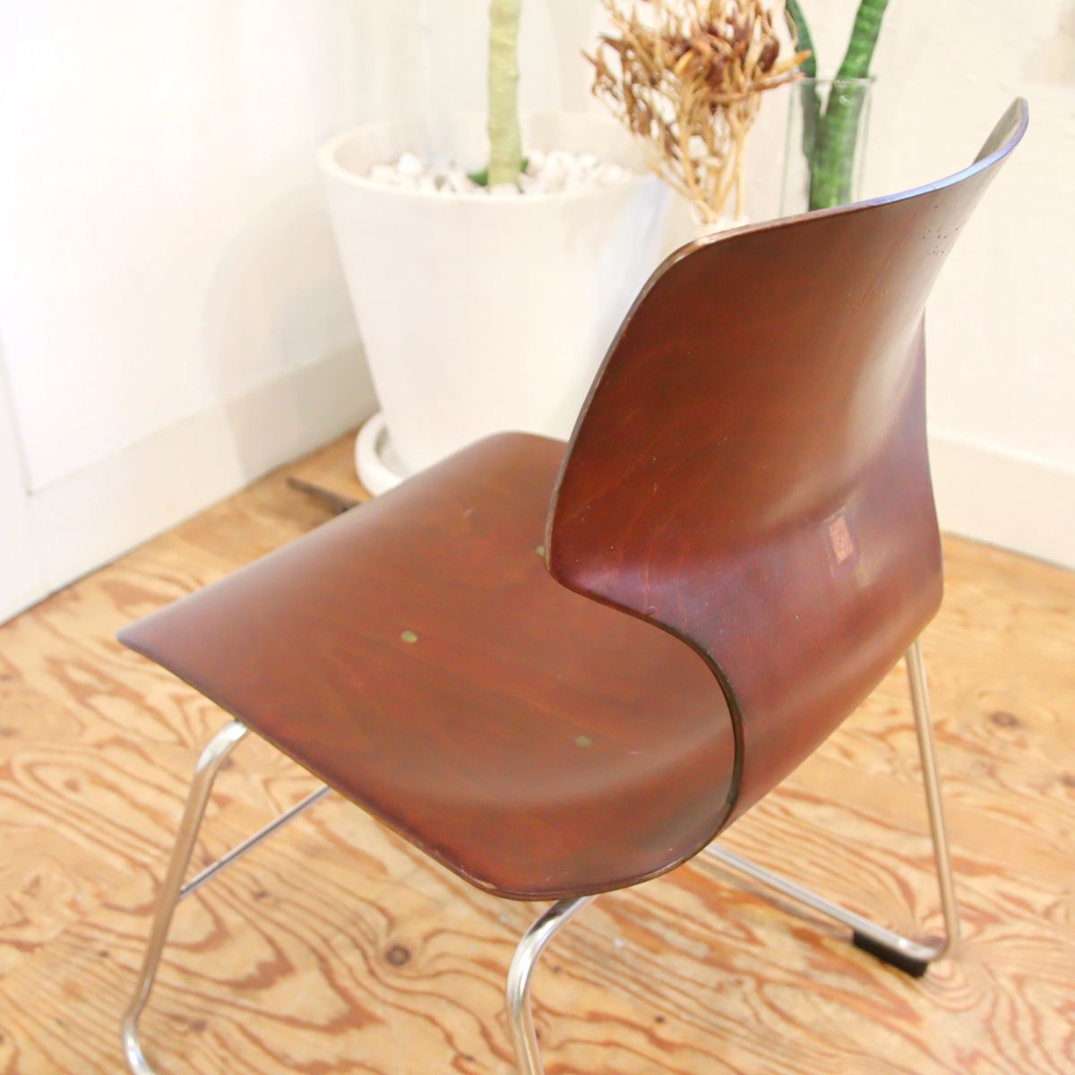 パグホルツ / PAGHOLZ プライウッドチェア 【1】スタッキング ドイツ 中古