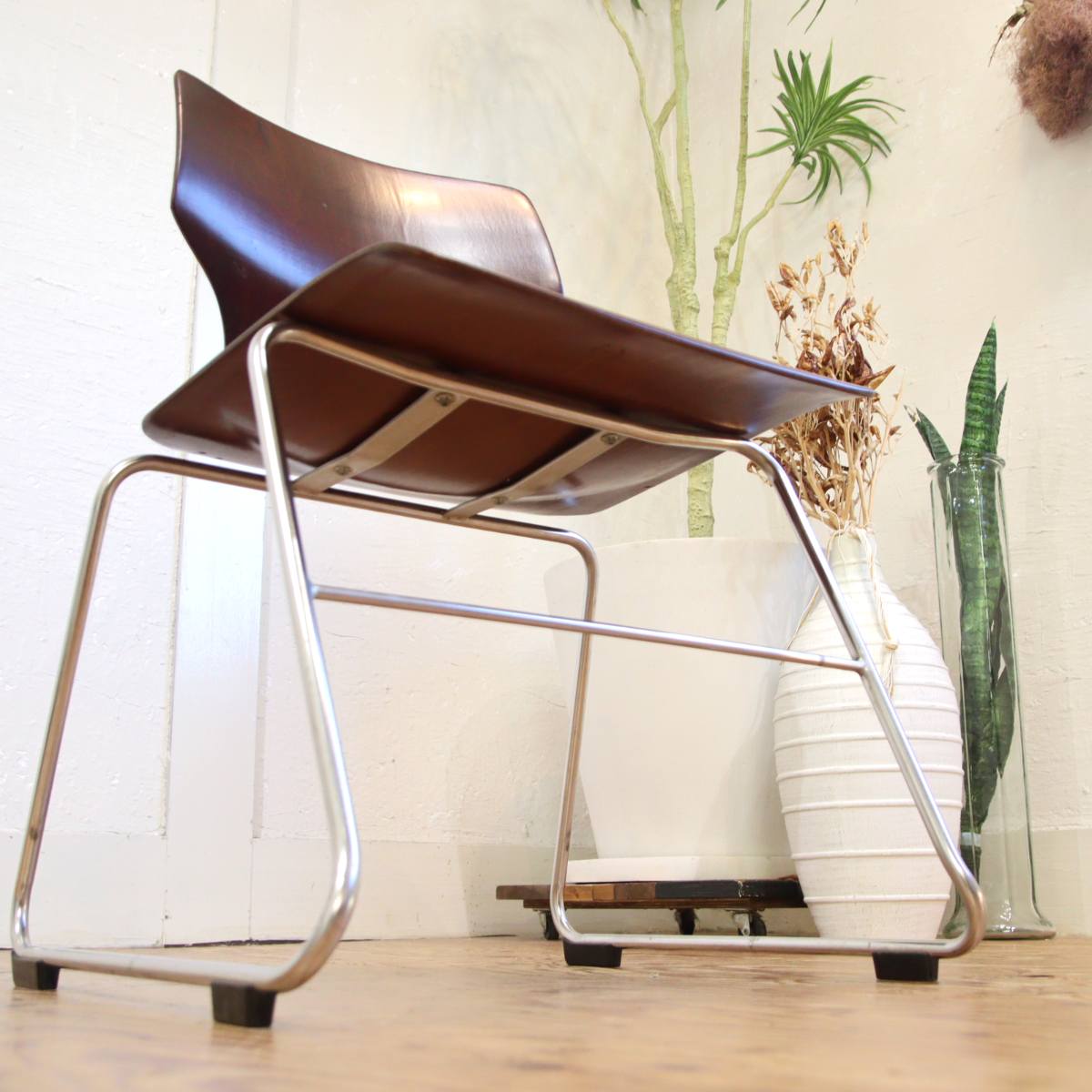 パグホルツ / PAGHOLZ プライウッドチェア 【1】スタッキング ドイツ 中古