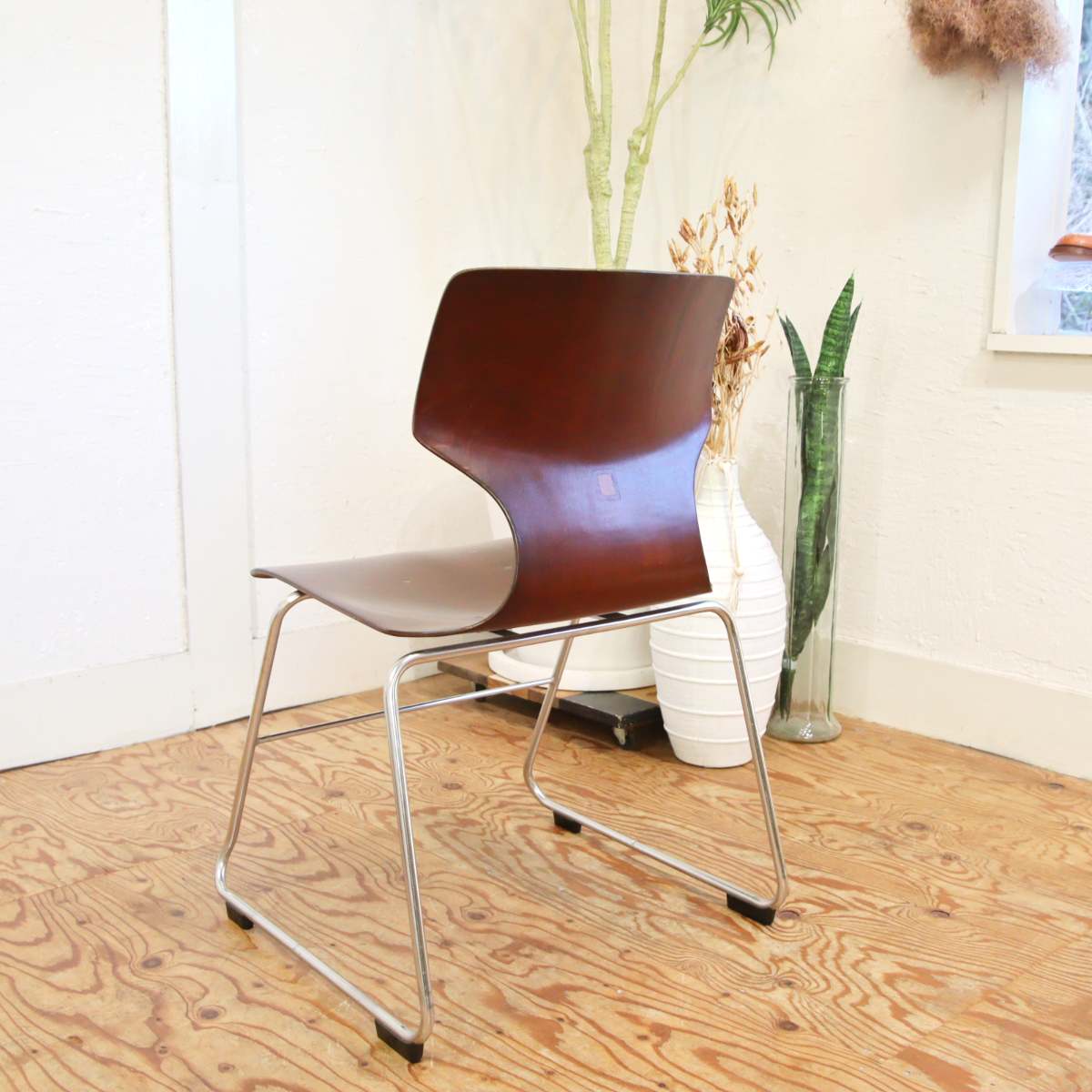 パグホルツ / PAGHOLZ プライウッドチェア 【1】スタッキング ドイツ 中古